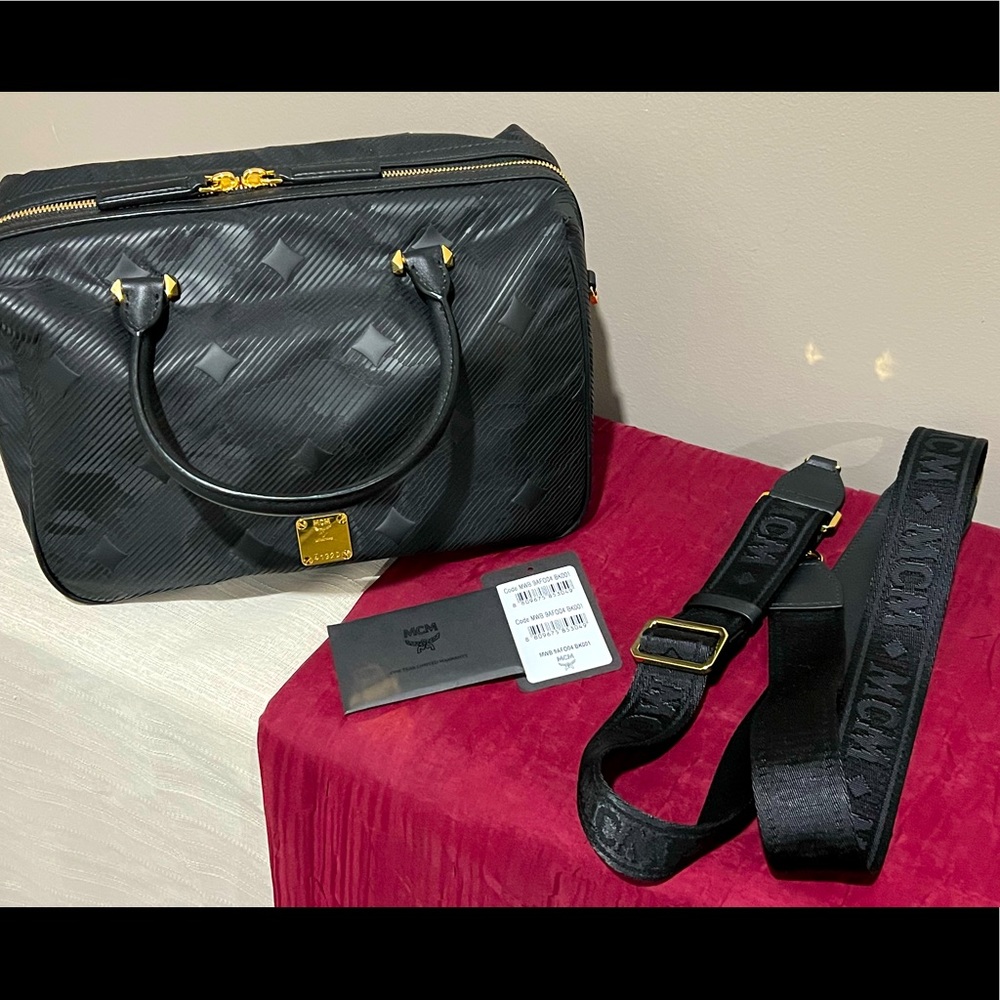 MCM - NYLON VISETO TOP HANDLE SATCHEL